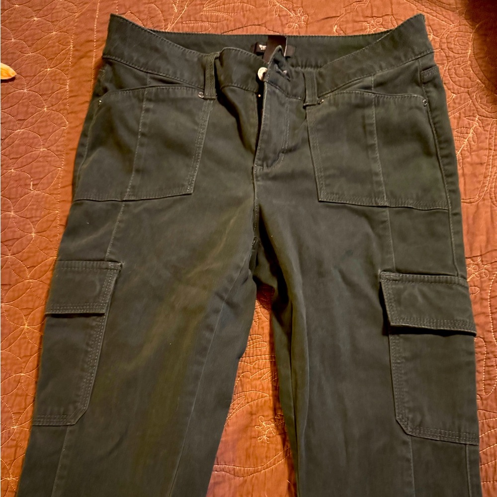 This is a White House Black Market green pair of jeans. Very comfortable!